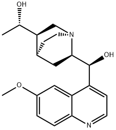 (9S,10S)-10,11-Dihydro-6'-methoxycinchonan-9,10-diol 结构式