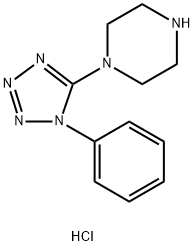 1-(1-PHENYL-1H-TETRAZOL-5-YL)PIPERAZINE HYDROCHLORIDE, 1171471-37-6, 结构式