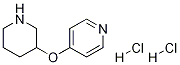 4-(PIPERIDIN-3-YLOXY)PYRIDINE 2HCL Structure