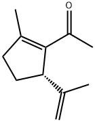 Ethanone, 1-[2-methyl-5-(1-methylethenyl)-1-cyclopenten-1-yl]-, (S)- (9CI) Structure