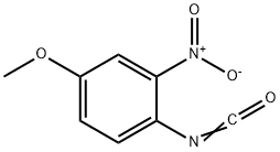 4-甲氧基-2-硝基苯基异氰酸酯 结构式
