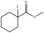 Cyclohexanecarboxylic acid, 1-fluoro-, methyl ester (9CI) Struktur
