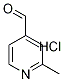 2-Methylisonicotinaldehyde hydrochloride 结构式