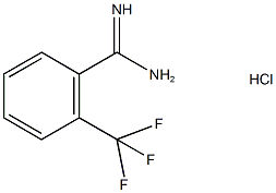 2-(トリフルオロメチル)ベンズアミジン塩酸塩 化学構造式