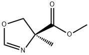 4-Oxazolecarboxylicacid,4,5-dihydro-4-methyl-,methylester,(S)-(9CI) Struktur