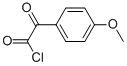 Benzeneacetyl chloride, 4-methoxy-alpha-oxo- (9CI) Struktur