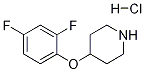 4-(2,4-DIFLUOROPHENOXY)PIPERIDINE HYDROCHLORIDE Struktur