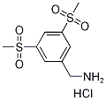 3,5-ビス(メチルスルホニル)ベンジルアミン塩酸塩 化学構造式