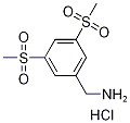 3,5-Bis(methylsulfonyl)benzylamine hydrochloride 结构式