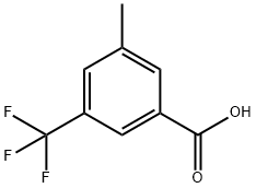 3-甲基-5-三氟甲基苯甲酸, 117186-02-4, 结构式