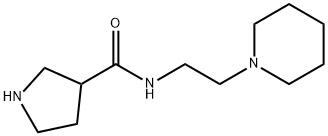 Pyrrolidine-3-carboxylic acid (2-piperidin-1-yl-ethyl)-amide|