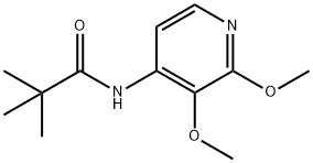N-(2,3-Dimethoxypyridin-4-yl)pivalamide 结构式