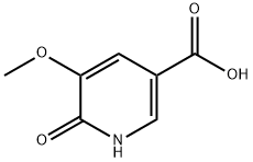 6-ヒドロキシ-5-メトキシニコチン酸 化学構造式