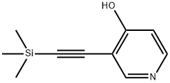 3-((三甲基甲硅烷基)乙炔基)吡啶-4(1H)-酮, 1171920-09-4, 结构式