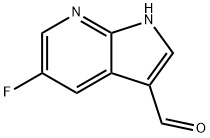 5-Fluoro-1H-pyrrolo[2,3-b]pyridine-3-carbaldehyde Struktur