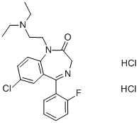 盐酸氟安定,1172-18-5,结构式