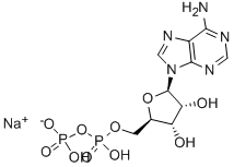 adenosine5’-diphosphate,monosodiumsaltdihydrate Struktur