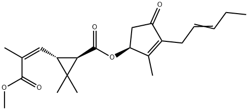 Cyclopropanecarboxylic acid, 3-(1E)-3-methoxy-2-methyl-3-oxo-1-propenyl-2,2-dimethyl-, (1S)-2-methyl-4-oxo-3-(2Z)-2-pentenyl-2-cyclopenten-1-yl ester, (1R,3R)-|茉酮菊酯Ⅱ