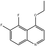 Quinoline, 4-ethoxy-5,6-difluoro- (9CI) 化学構造式