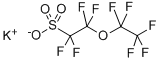 POTASSIUM PERFLUORO(2-ETHOXYETHANE)SULFONATE Struktur