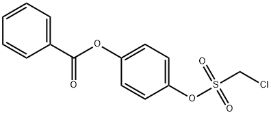 Chloromethanesulfonic acid 4-benzoyloxyphenyl ester|