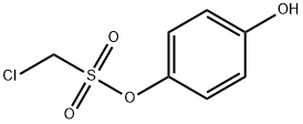4-Hydroxyphenyl=chloromethanesulfonate Structure