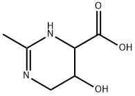 2-methyl-4-carboxy-5-hydroxy-3,4,5,6-tetrahydropyrimidine 结构式