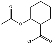 Cyclohexanecarbonyl chloride, 2-(acetyloxy)- (9CI) 结构式