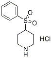 PHENYL PIPERIDIN-4-YL SULPHONE HYDROCHLORIDE, 1172500-91-2, 结构式