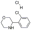 3-(2-CHLOROPHENYL) MORPHOLINE HCL Structure