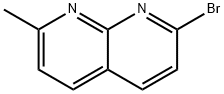 2-BROMO-7-METHYL-1,8-NAPHTHYRIDINE,1172616-32-8,结构式