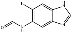 Formamide, N-(6-fluoro-1H-benzimidazol-5-yl)- (9CI) 结构式