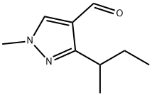 3-sec-butyl-1-methyl-1H-pyrazole-4-carbaldehyde Structure