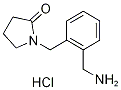 1-[2-(AMINOMETHYL)BENZYL]PYRROLIDIN-2-ONE HYDROCHLORIDE Structure