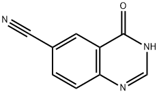 6-Quinazolinecarbonitrile, 3,4-dihydro-4-oxo- Structure