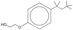 4-tert-Octylphenol Monoethoxylate-13C6 Struktur