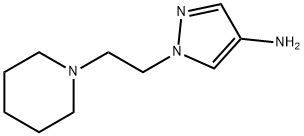 1-(2-Piperidin-1-ylethyl)-1H-pyrazol-4-amine dihydrochloride 化学構造式