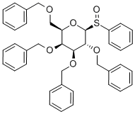 2,3,4,6-tetra-O-benzylgalactopyranosyl phenyl sulfoxide Structure