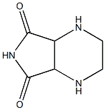 1H-Pyrrolo[3,4-b]pyrazine-5,7(2H,6H)-dione,  tetrahydro- 结构式