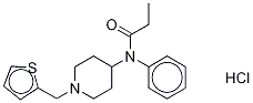 Thienyl Fentanyl Hydrochloride Structure