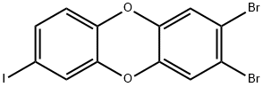 2-iodo-7,8-dibromodibenzo-1,4-dioxin 结构式