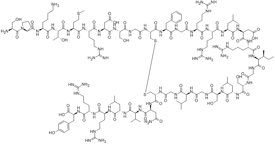 BNP-32 (PORCINE), 117345-87-6, 结构式