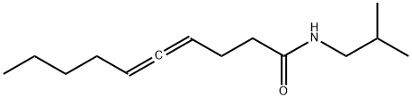 N-(2-甲基丙基)-4,5-癸二烯酰胺, 117345-89-8, 结构式