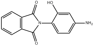 2-PHTHALIMIDO-5-AMINO PHENOL 化学構造式