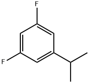 Benzene, 1,3-difluoro-5-(1-methylethyl)- (9CI),117358-53-9,结构式