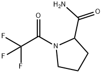 2-Pyrrolidinecarboxamide, 1-(trifluoroacetyl)- (9CI) 结构式