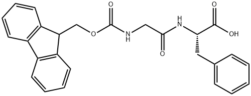 Fmoc-Gly-L-Phe-OH 化学構造式