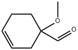 3-Cyclohexene-1-carboxaldehyde, 1-methoxy- (9CI) Struktur