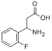 3-AMINO-3-(2-FLUORO-PHENYL)-PROPIONIC ACID, 117391-49-8, 结构式