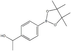 4-(1-Hydroxyethyl)benzeneboronicacid,pinacolester Struktur